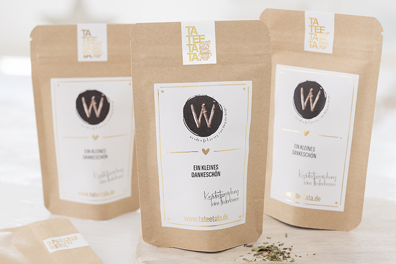 Tee mit Botschaft