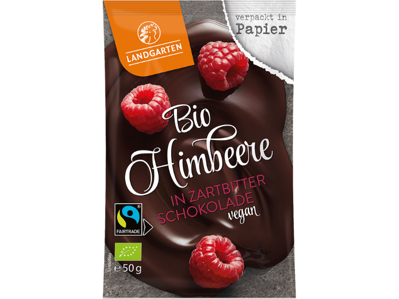 BIO HIMBEERE IN ZARTBITTER-SCHOKOLADE